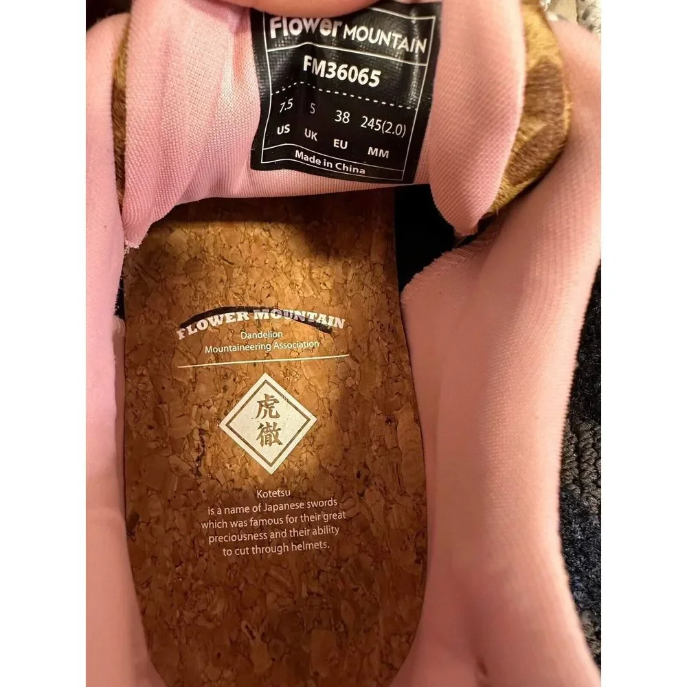NEW Sneakers Flower Mountain Size 7.5 - Picture 8 of 12